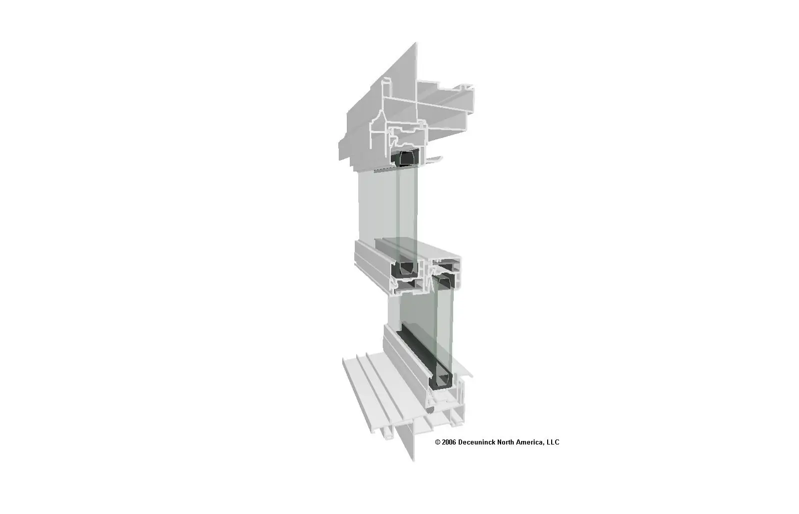 Artisan 143 double-hung cross-section