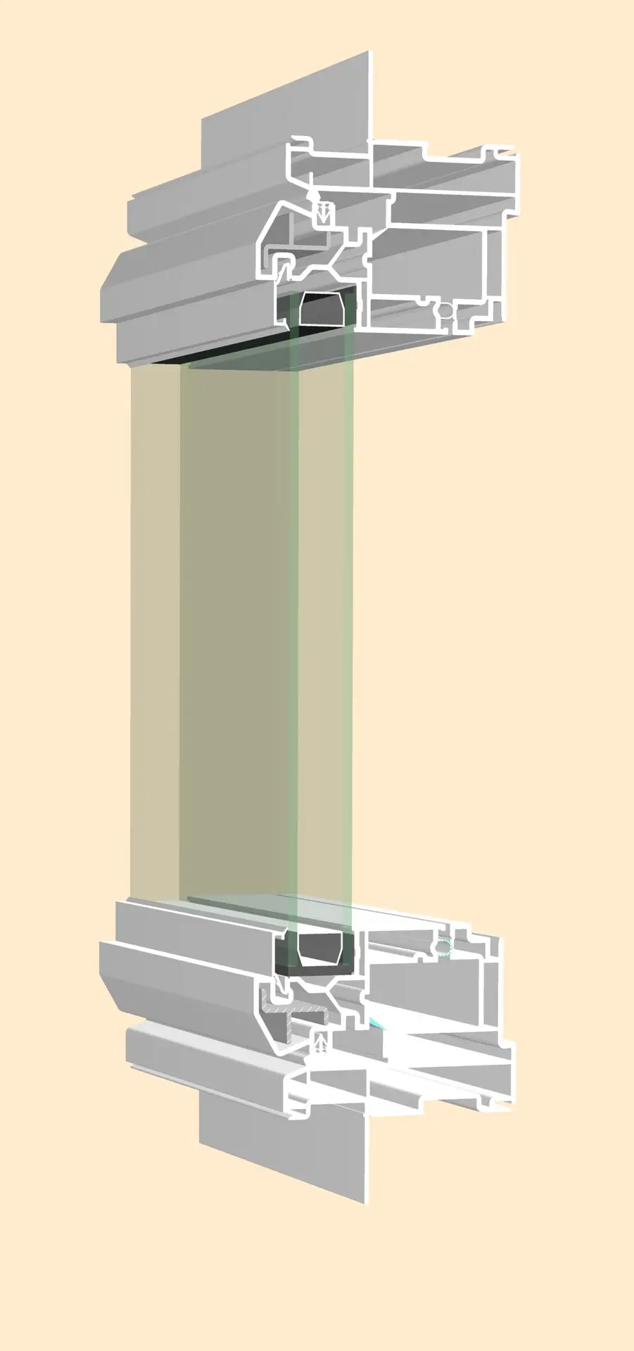 Artisan Panorama casement window cross-section